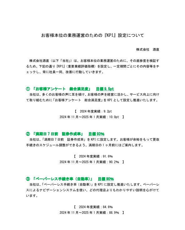 KPI評価指標